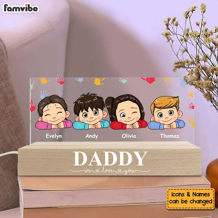 Personalized Gift For Dad We Love You Acrylic Name Night Light 33235 1