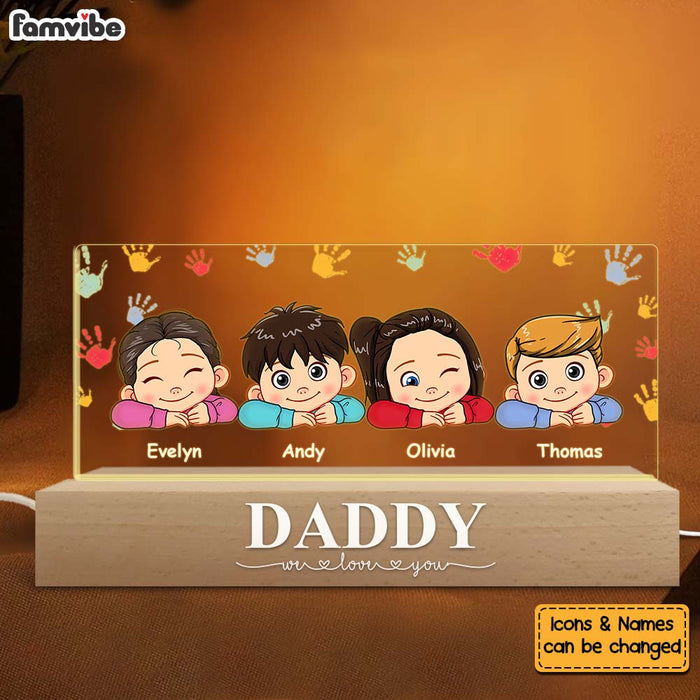 Personalized Gift For Dad We Love You Acrylic Name Night Light 33235 1