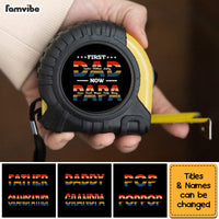 Personalized For Dad First Dad Now Grandpa Tape Measure 33237 thumb 1