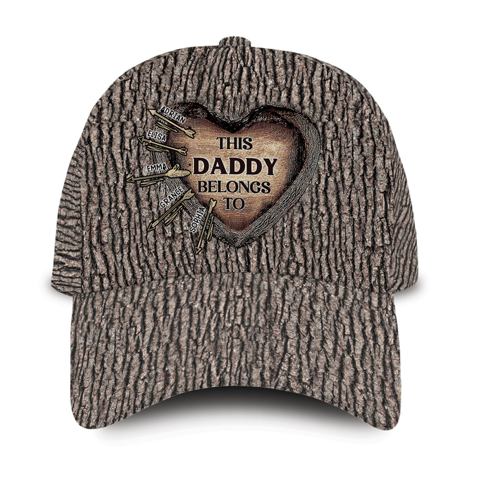Personalized For Dad Love Hunting Tree Carving Cap 33238 1