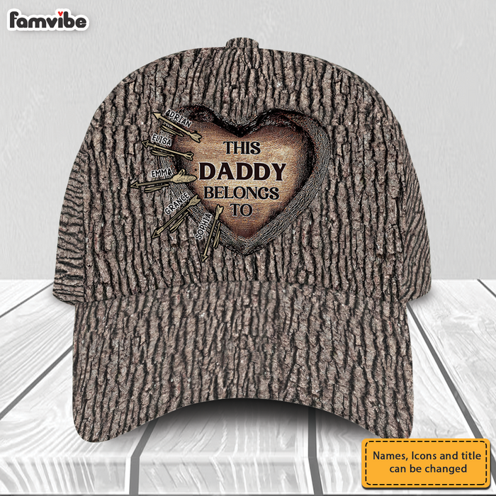 Personalized For Dad Love Hunting Tree Carving Cap 33238 1