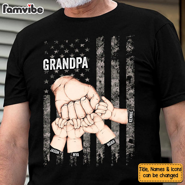 Personalized Gift For Grandpa Fist Bump Shirt - Hoodie - Sweatshirt 33244 1