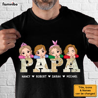 Personalized Gift For Papa and Dad Vintage Map Shirt - Hoodie - Sweatshirt 33245 thumb 1