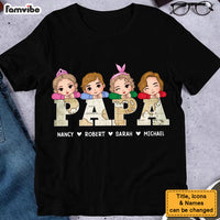 Personalized Gift For Papa and Dad Vintage Map Shirt - Hoodie - Sweatshirt 33245 thumb 1