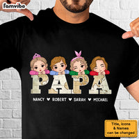 Personalized Gift For Papa and Dad Vintage Map Shirt - Hoodie - Sweatshirt 33245 thumb 1