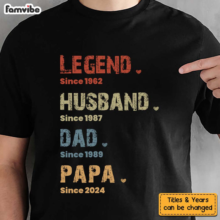 Personalized Gift For Grandpa Legend Since Shirt - Hoodie - Sweatshirt 33246 1