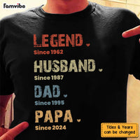 Personalized Gift For Grandpa Legend Since Shirt - Hoodie - Sweatshirt 33246 thumb 1