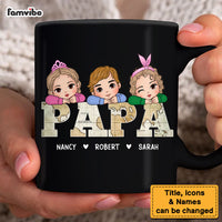 Personalized Gift For Papa and Dad Vintage Map Mug 33248 thumb 1