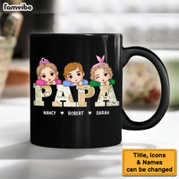 Personalized Gift For Papa and Dad Vintage Map Mug 33248 thumb 1