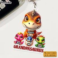 Personalized Gift For Papasaurus Acrylic Keychain 33249 thumb 1