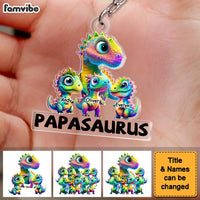 Personalized Gift For Papasaurus Acrylic Keychain 33250 thumb 1