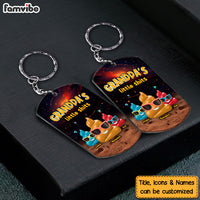 Personalized Gift For Grandpa Funny Little Sh*t Aluminum Keychain 33255 thumb 1