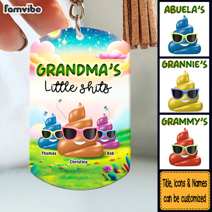 Personalized Gift For Grandma Funny Little Things Aluminum Keychain 33256 1