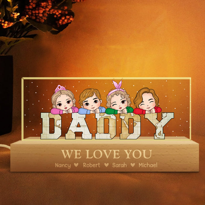 Personalized Gift For Dad We Love You Acrylic Name Night Light 33257 1