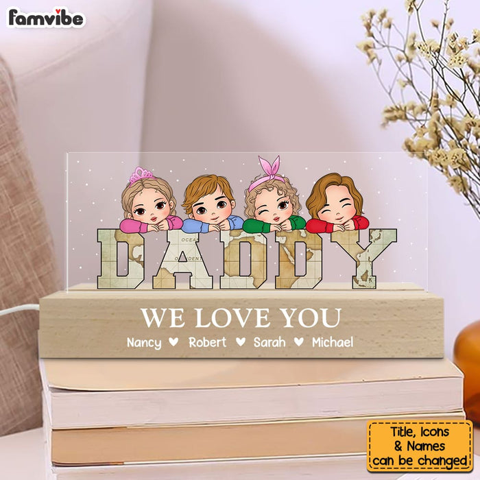 Personalized Gift For Dad We Love You Acrylic Name Night Light 33257 1