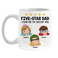 Personalized Dad Grandpa Thanks For The Excellent Dna Mug 33258 thumb 1