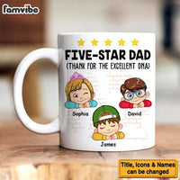 Personalized Dad Grandpa Thanks For The Excellent Dna Mug 33258 thumb 1