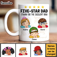 Personalized Dad Grandpa Thanks For The Excellent Dna Mug 33258 thumb 1