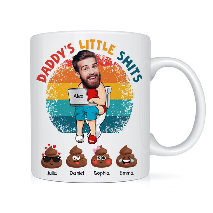 Personalized For Dad Funny Little Sh*t Mug 33275 1