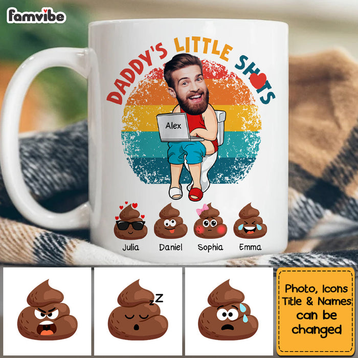Personalized For Dad Funny Little Sh*t Mug 33275 1