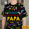 Personalized Gift for Grandpa Kids Name Word Art All-over Print T Shirt - Hoodie - Sweatshirt 33278 1