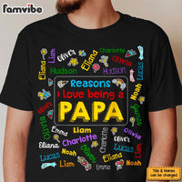 Personalized Gift for Grandpa Kids Name Word Art Shirt - Hoodie - Sweatshirt 33279 thumb 1