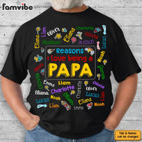 Personalized Gift for Grandpa Kids Name Word Art Shirt - Hoodie - Sweatshirt 33279 thumb 1