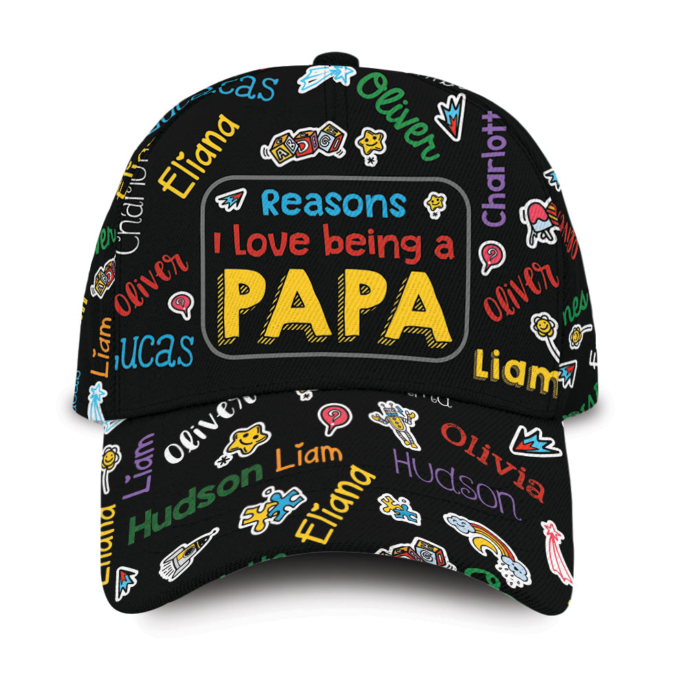 Personalized Gift For Grandpa Word Art Cap 33281 Primary Mockup