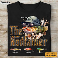 Personalized Gift For Rodfather Fishing Pun Shirt - Hoodie - Sweatshirt 33290 thumb 1