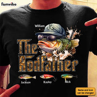 Personalized Gift For Rodfather Fishing Pun Shirt - Hoodie - Sweatshirt 33290 thumb 1