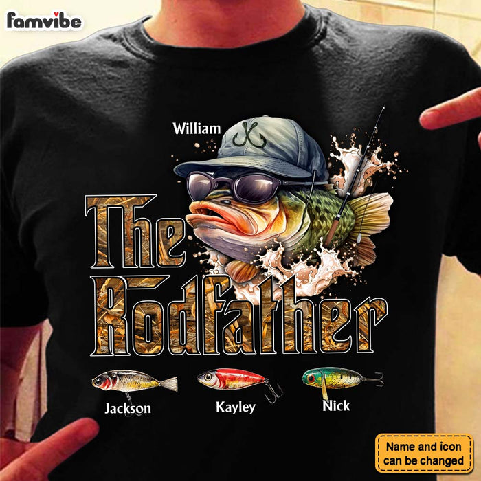 Personalized Gift For Rodfather Fishing Pun Shirt - Hoodie - Sweatshirt 33290 1