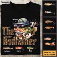 Personalized Gift For Rodfather Fishing Pun Shirt - Hoodie - Sweatshirt 33290 thumb 1