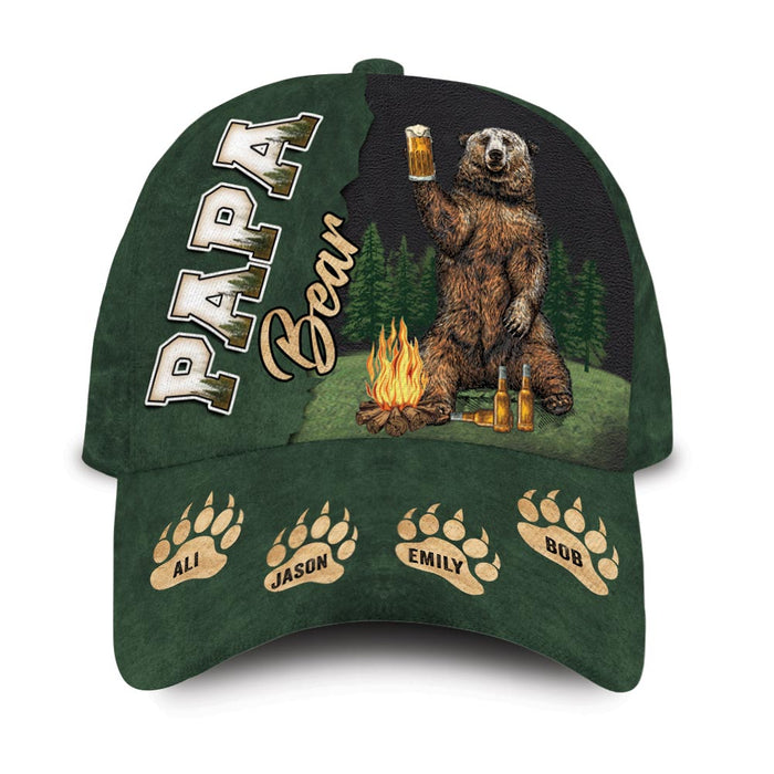 Personalized Gift For Grandpa Papa Bear Cap 33296 1