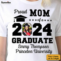 Personalized Photo Proud Mom Of A Graduate Shirt - Hoodie - Sweatshirt 33302 thumb 1