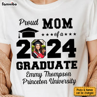 Personalized Photo Proud Mom Of A Graduate Shirt - Hoodie - Sweatshirt 33302 thumb 1