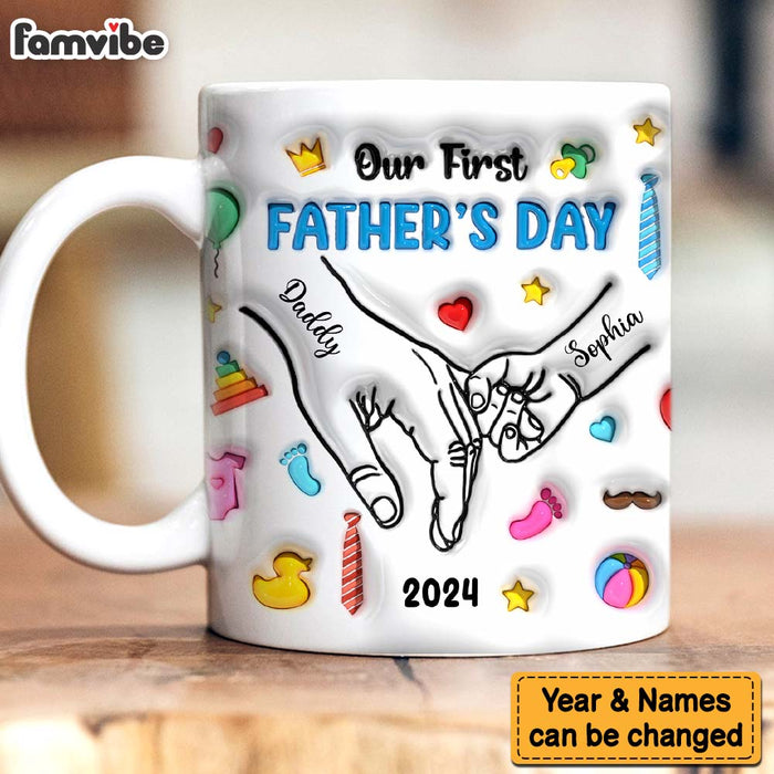 Personalized Gift For First Father's Day Mug 33305 1