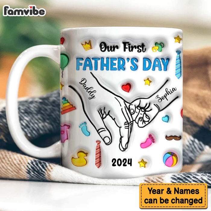 Personalized Gift For First Father's Day Mug 33305 1