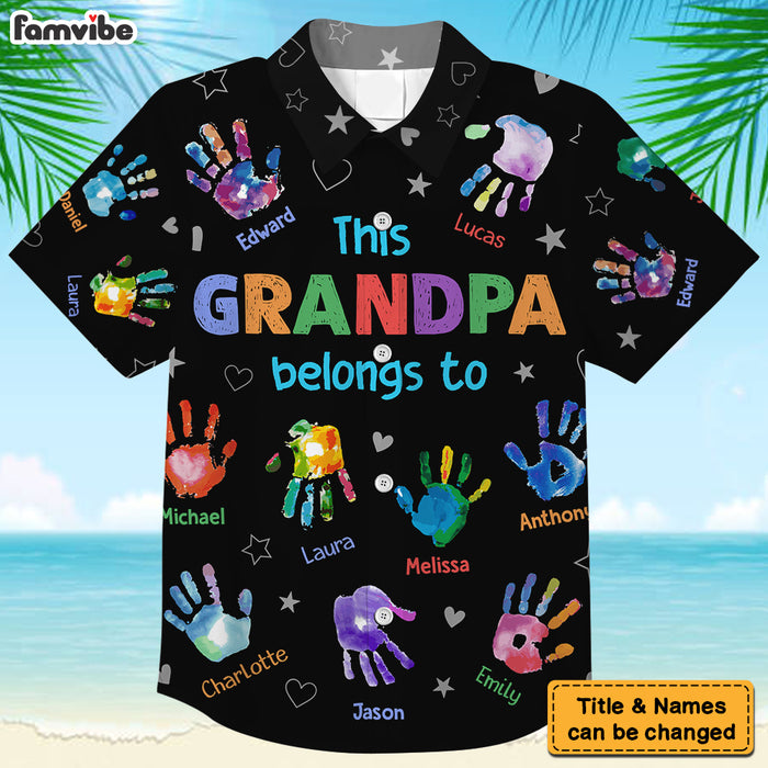 Personalized Gift For Grandpa This Grandpa Belongs To Hawaiian Shirt 33306 1
