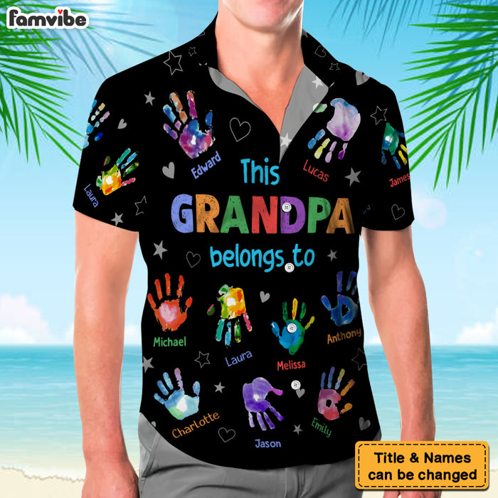 Personalized Gift For Grandpa This Grandpa Belongs To Hawaiian Shirt 33306 1