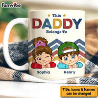 Personalized Gift For Dad This Daddy Belongs Mug 33307 thumb 1