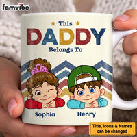 Personalized Gift For Dad This Daddy Belongs Mug 33307 thumb 1
