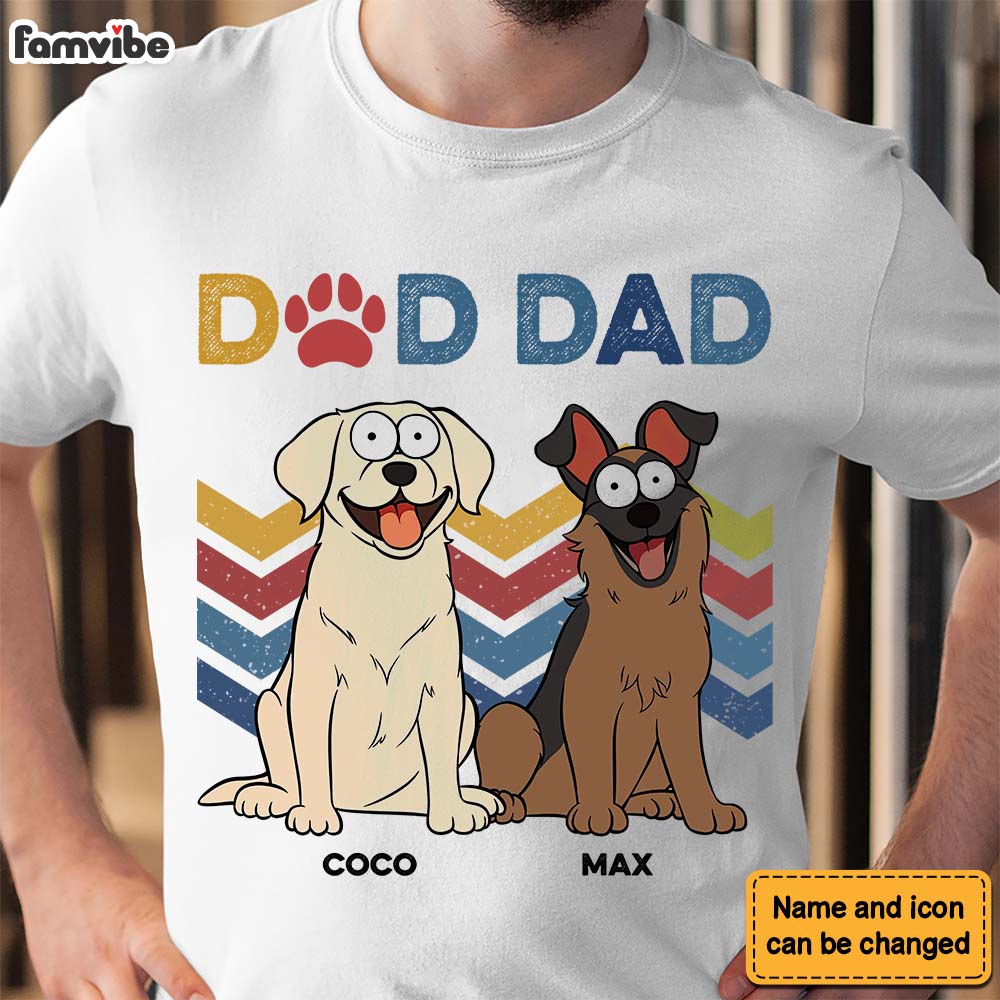 Personalized Gift For Dog Dad Shirt Hoodie Sweatshirt 33308 Primary Mockup