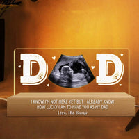 Personalized Gift For First Father's Day Acrylic Name Night Light 33310 thumb 1