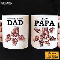 Personalized Gift For First Dad Now Grandpa Mug 33313 thumb 1