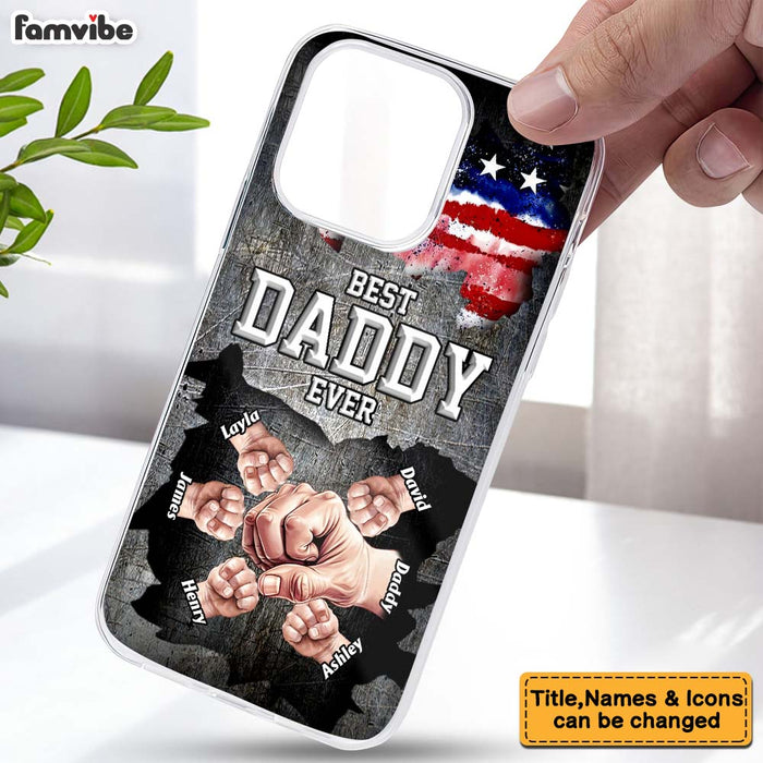 Personalized Gift For Dad Best Dad Ever Clear Phone Case 33316 1