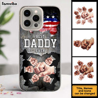 Personalized Gift For Dad Best Dad Ever Clear Phone Case 33316 thumb 1