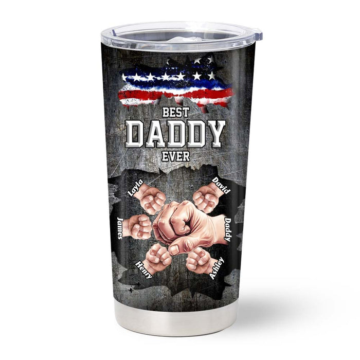 Personalized Gift For Dad Best Dad Ever Full Printed Tumbler 33317 1