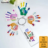 Personalized Gift For Dad This Daddy Belongs Acrylic Custom Keychain 33319 thumb 1