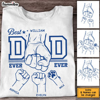 Personalized Gift For Dad Line Art Shirt - Hoodie - Sweatshirt 33320 thumb 1