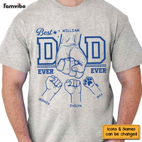 Personalized Gift For Dad Line Art Shirt - Hoodie - Sweatshirt 33320 thumb 1